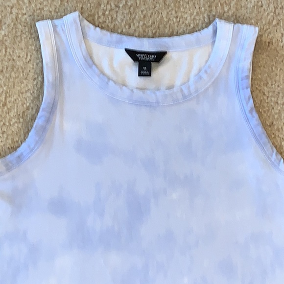 Simply Vera Vera Wang Tie-dye Tank, Size Medium, Blue - Picture 2 of 8